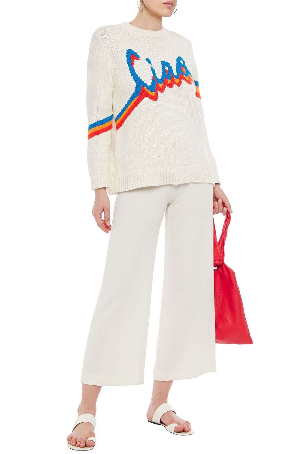 CHINTI & PARKER Intarsia cotton sweater