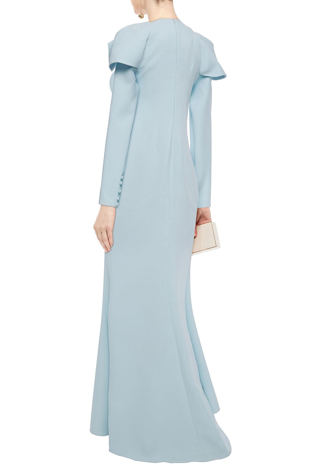 SAFIYAA Ruffled crepe gown