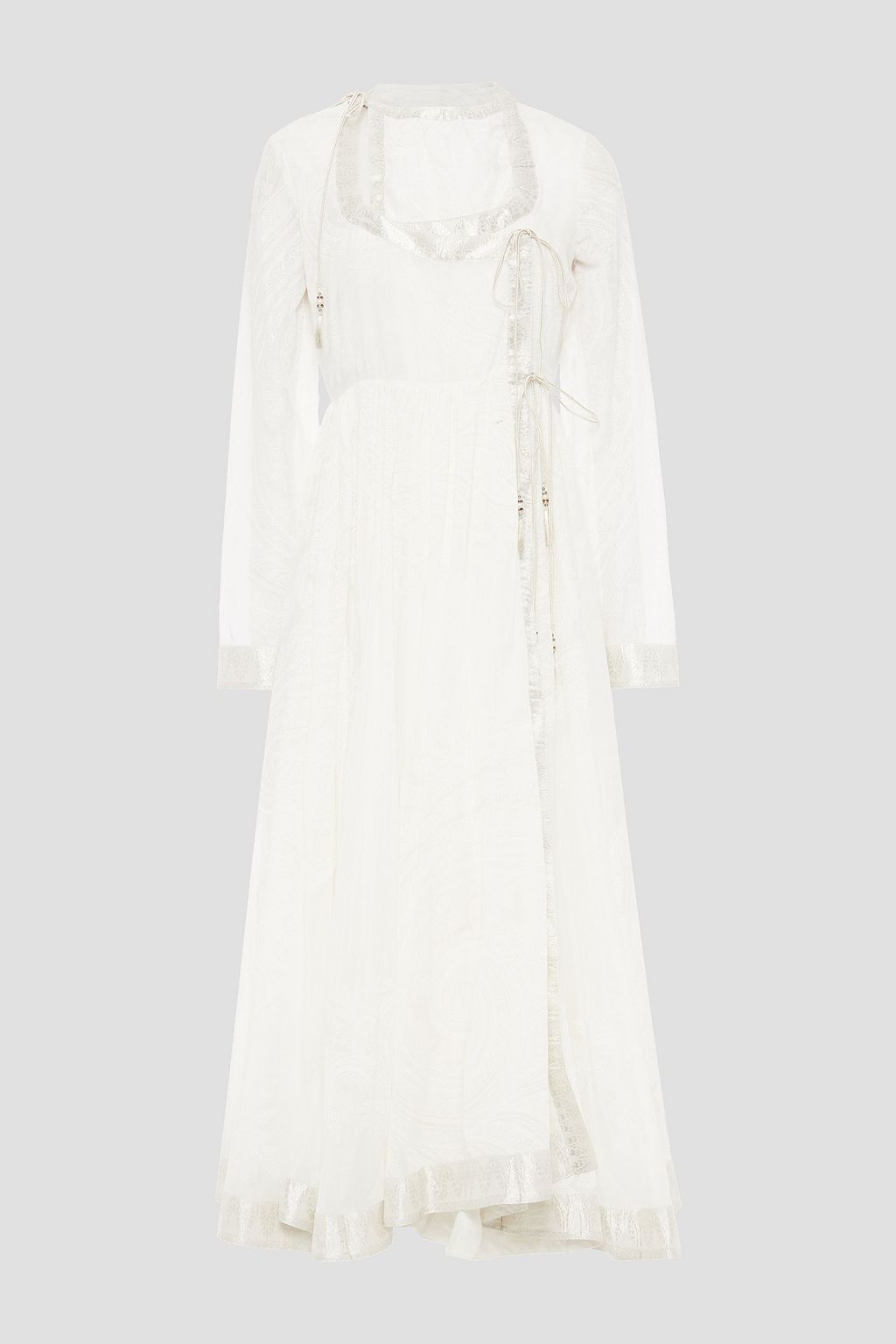 silk white midi dress