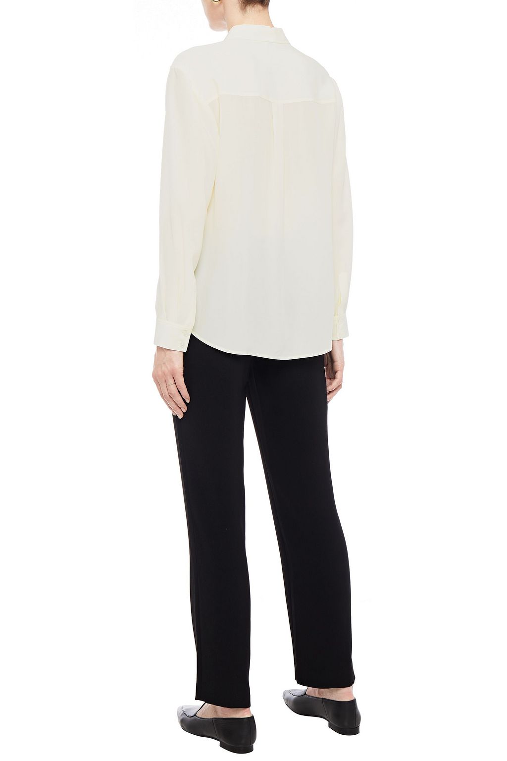 IRIS & INK Diana silk crepe de chine shirt