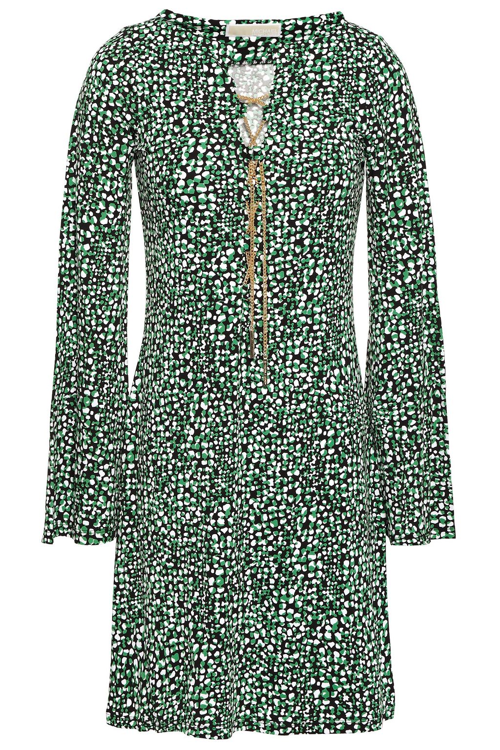 michael kors chain lace up dress