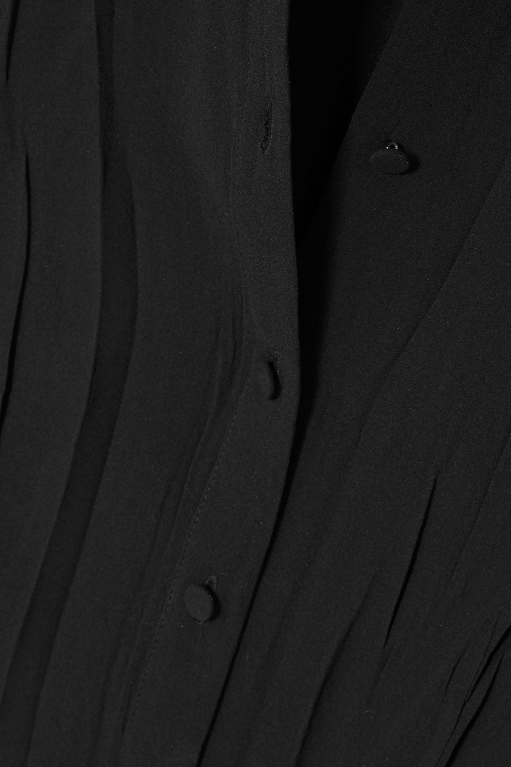 MICHAEL KORS COLLECTION Crinkled silk-crepe shirt