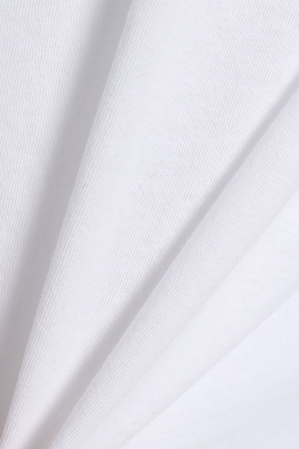 FRAME Embroidered cotton-jersey T-shirt