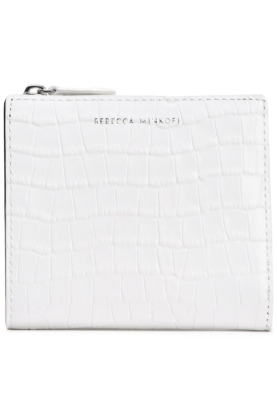 white croc leather