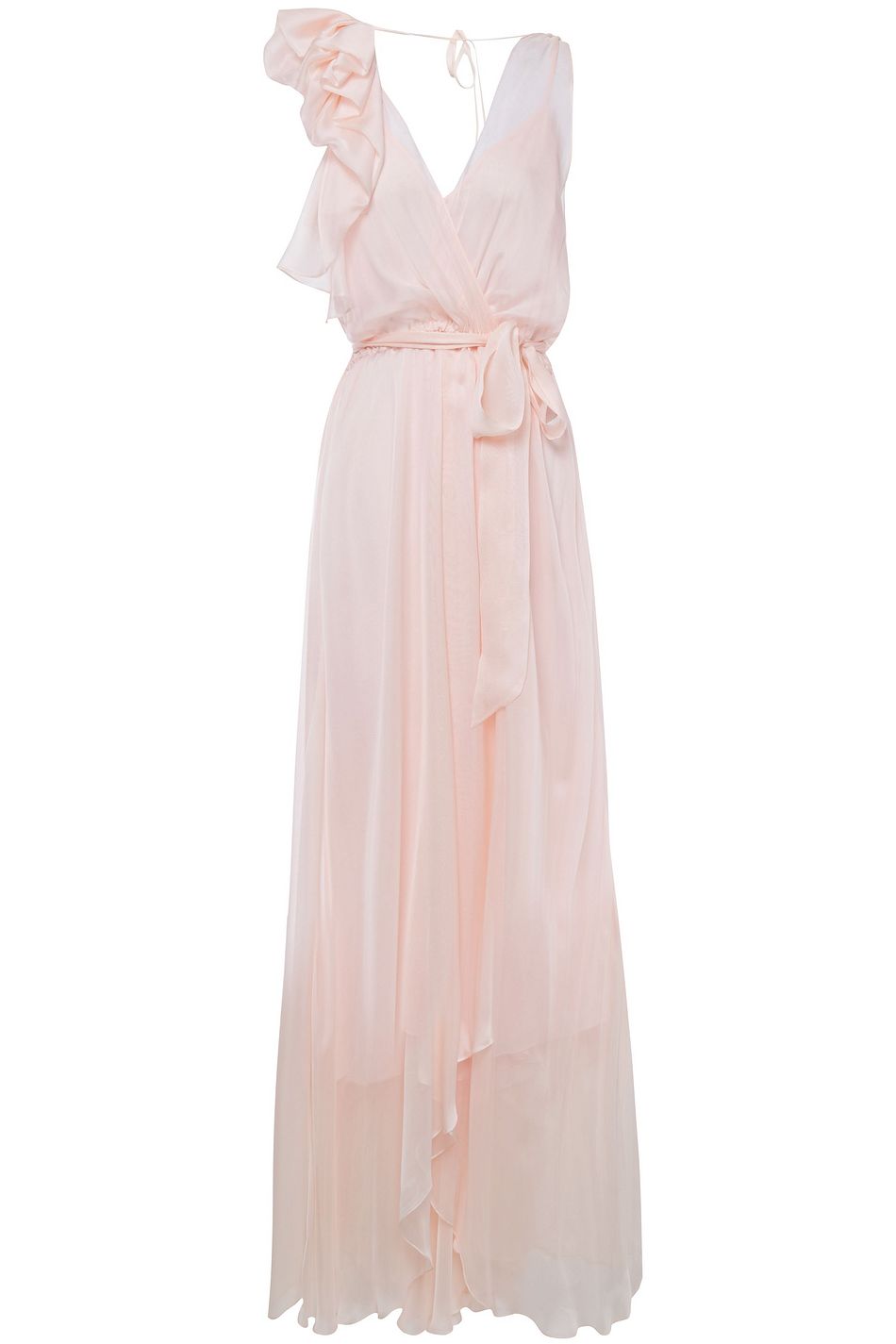 silk chiffon maxi dress