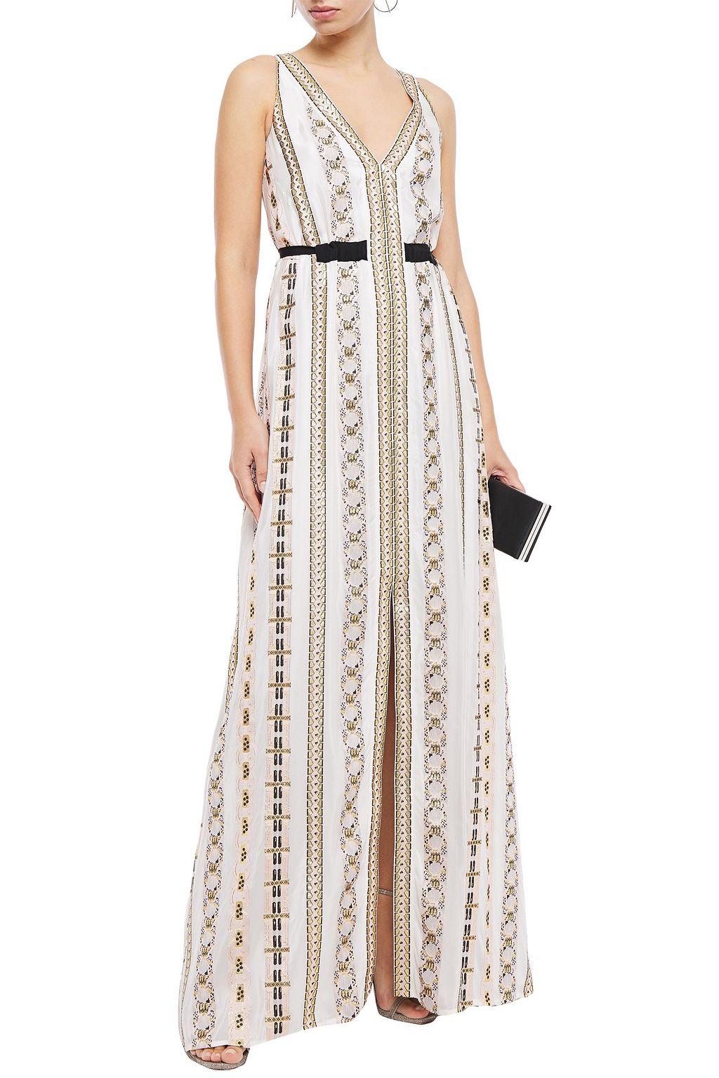 TEMPERLEY LONDON Spirit metallic jacquard maxi dress