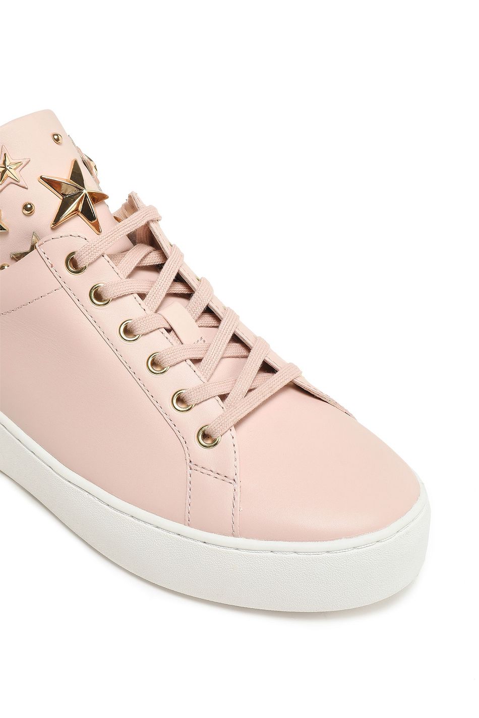 michael michael kors mindy studded leather sneaker