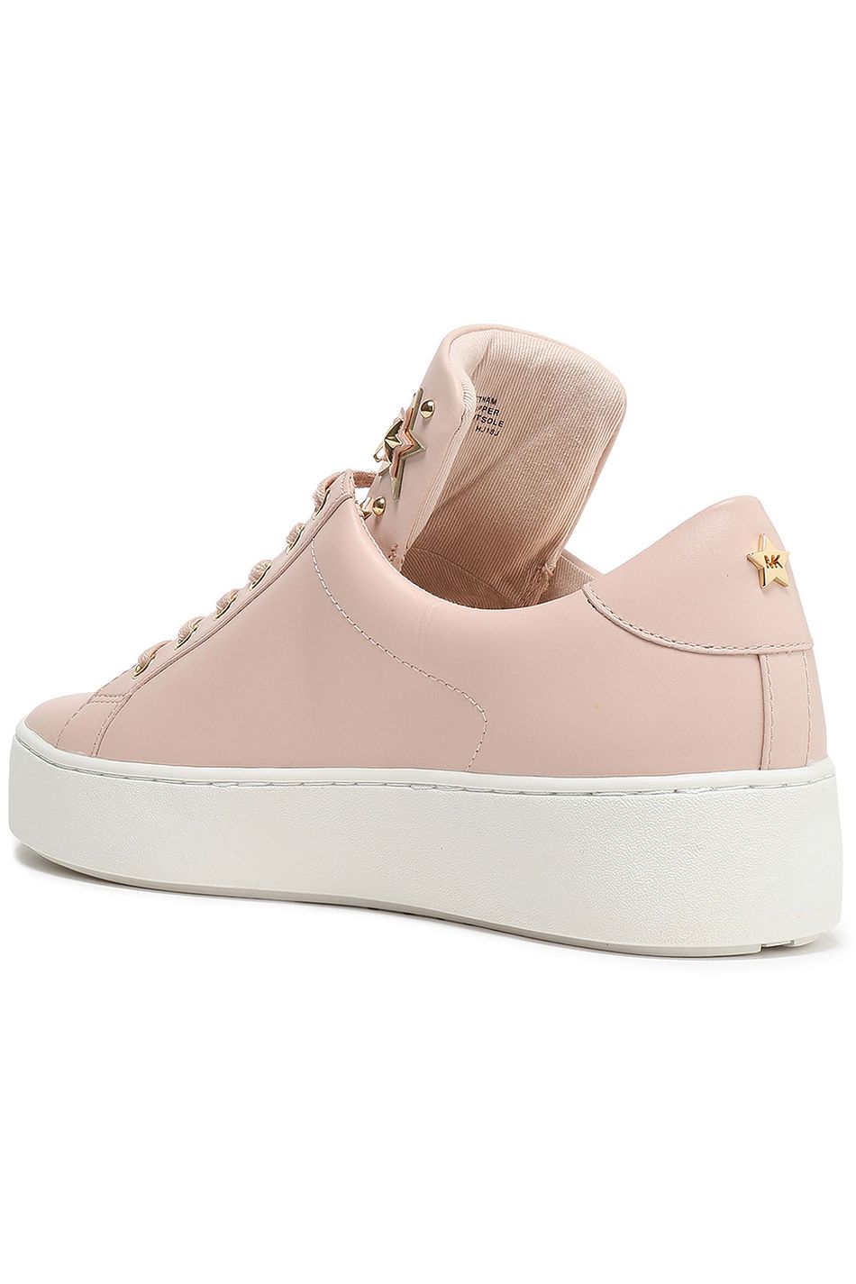 michael michael kors mindy studded leather sneaker