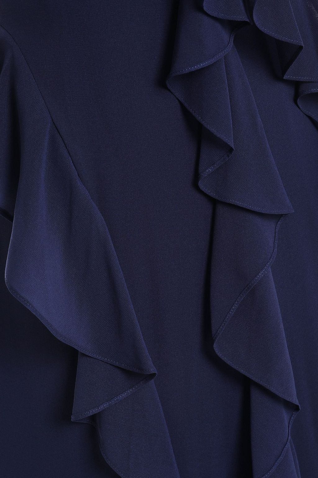 DIANE VON FURSTENBERG Ruffled georgette maxi wrap dress