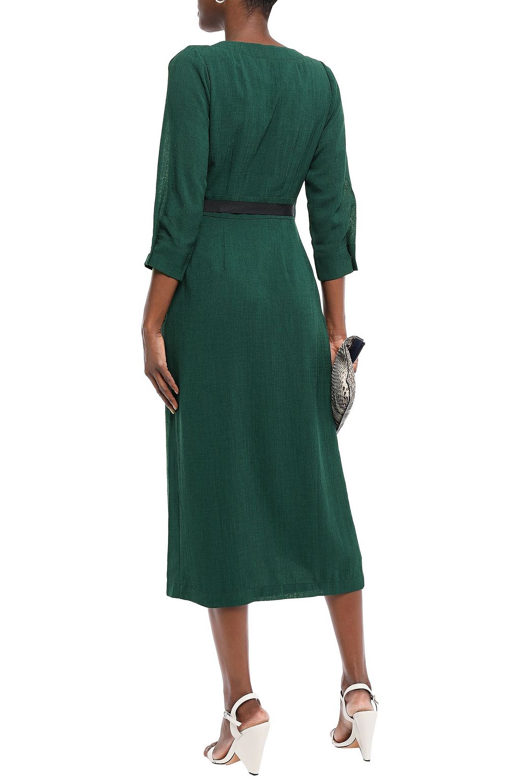 CEFINN Gauze midi wrap dress Sale up to 70 off THE