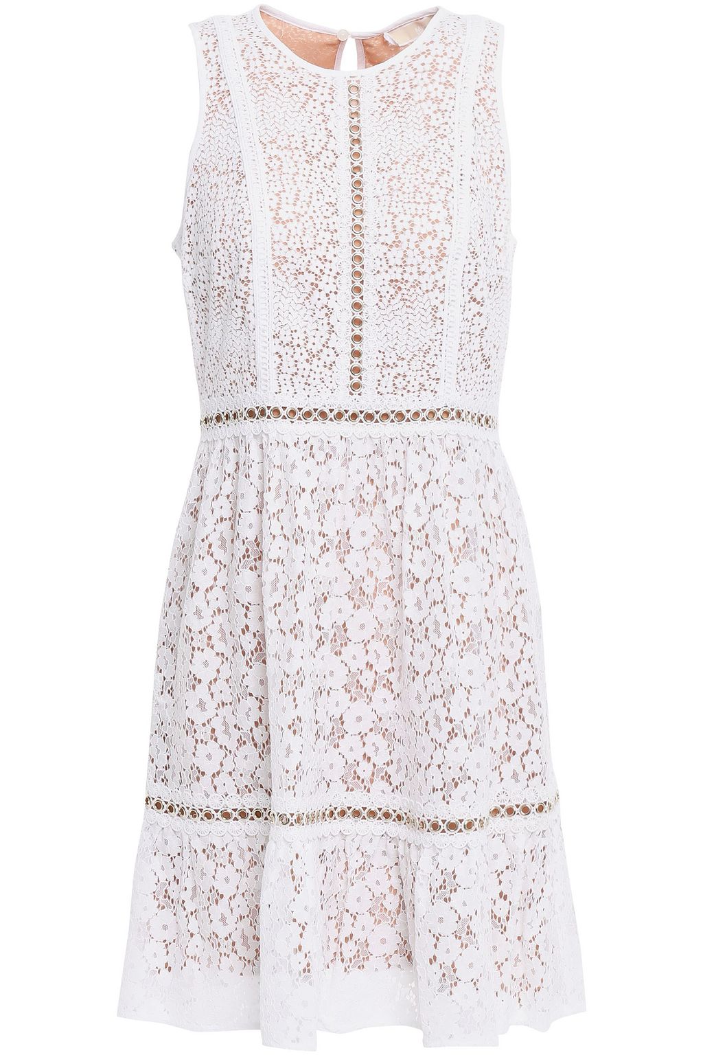 michael kors white eyelet dress