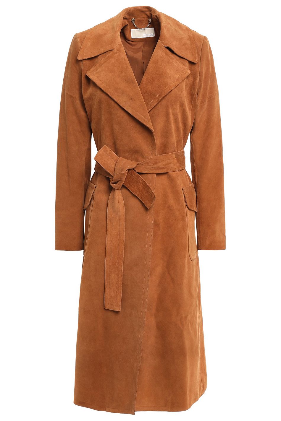 michael kors suede trench coat