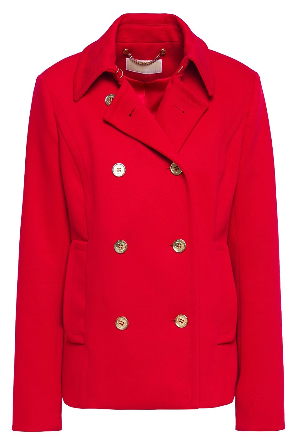 red michael kors coat