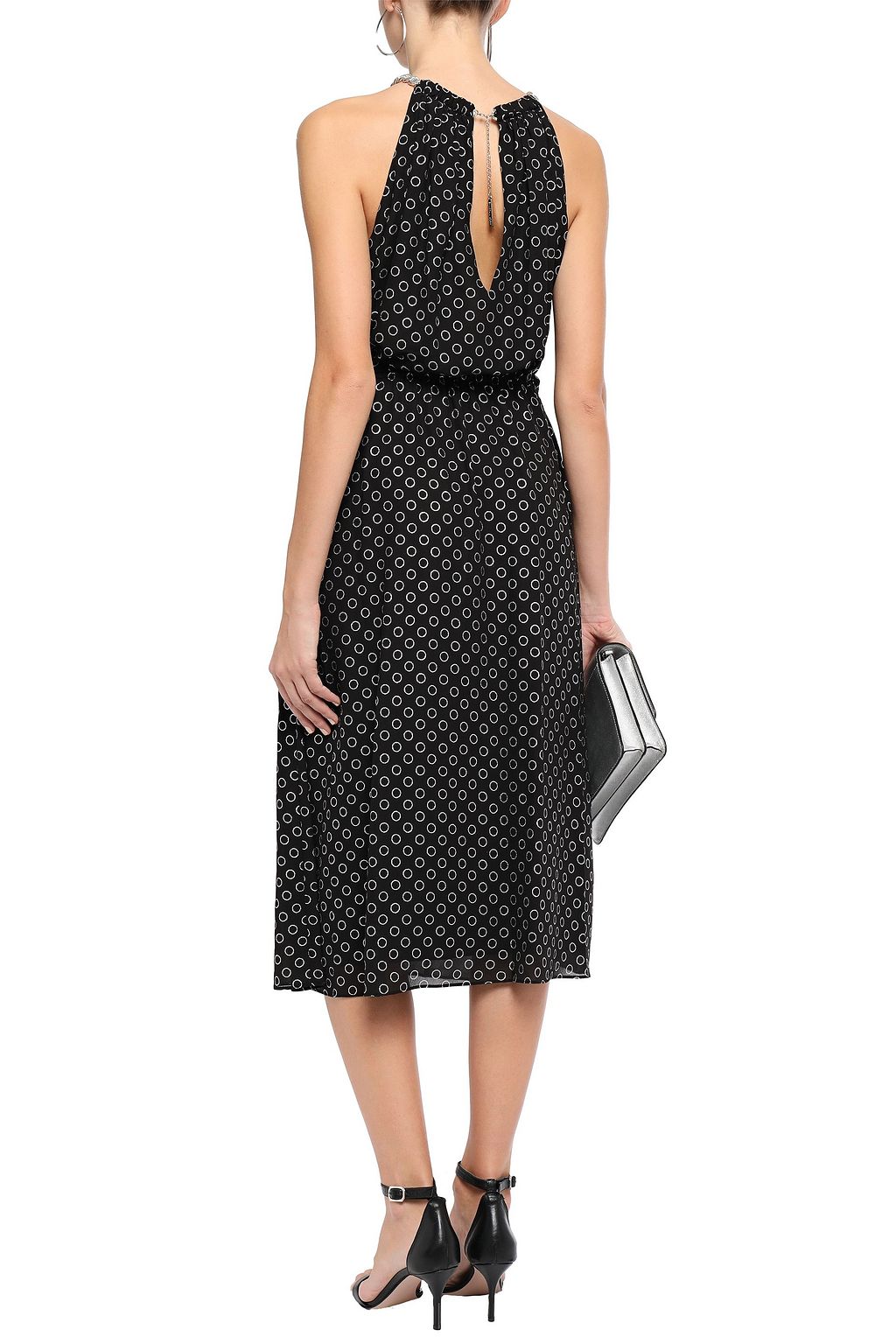 michael kors chain midi dress