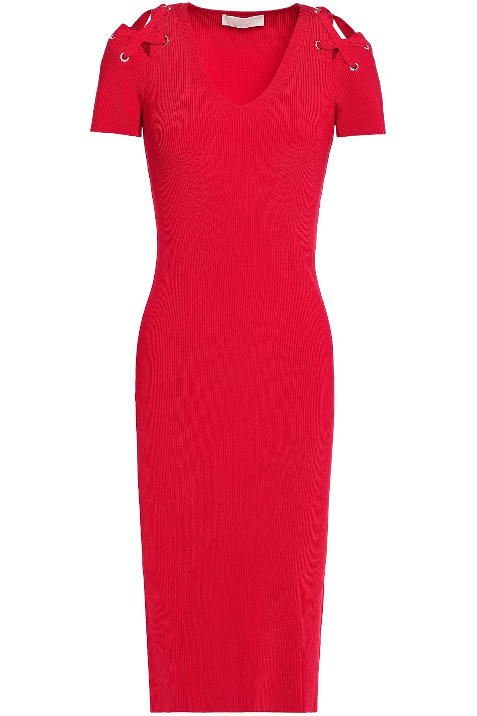 michael kors red lace dress