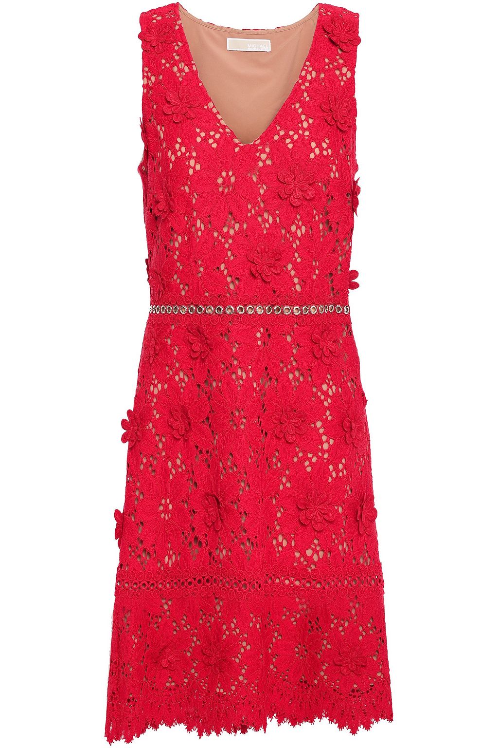 halston heritage silver dress