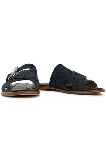 michael kors bling slides