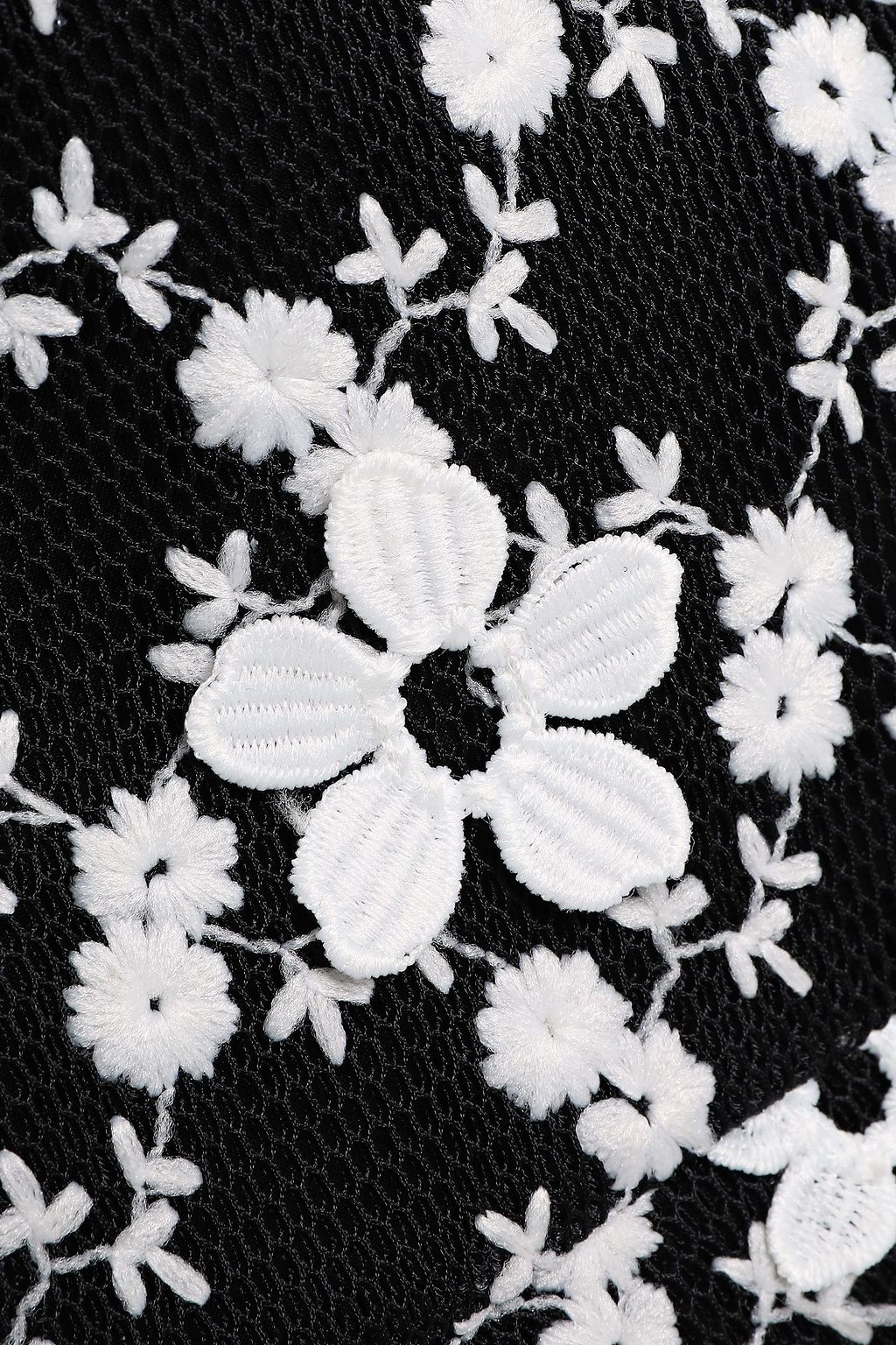 floral embroidered mesh dress michael kors