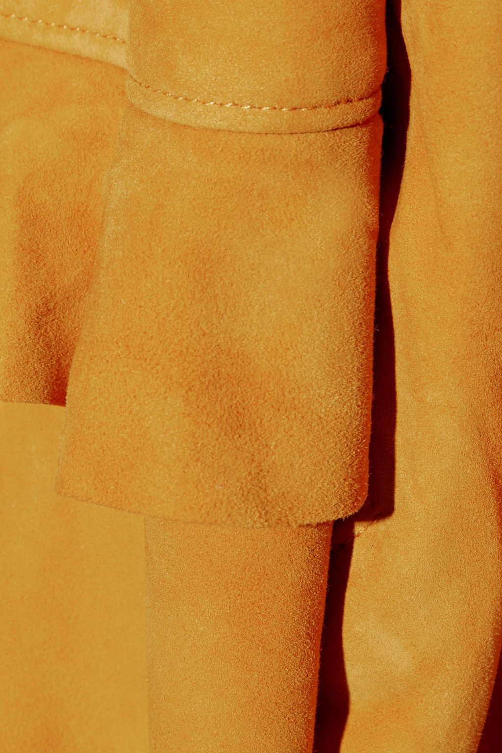 JOIE Temis ruffled suede jacket