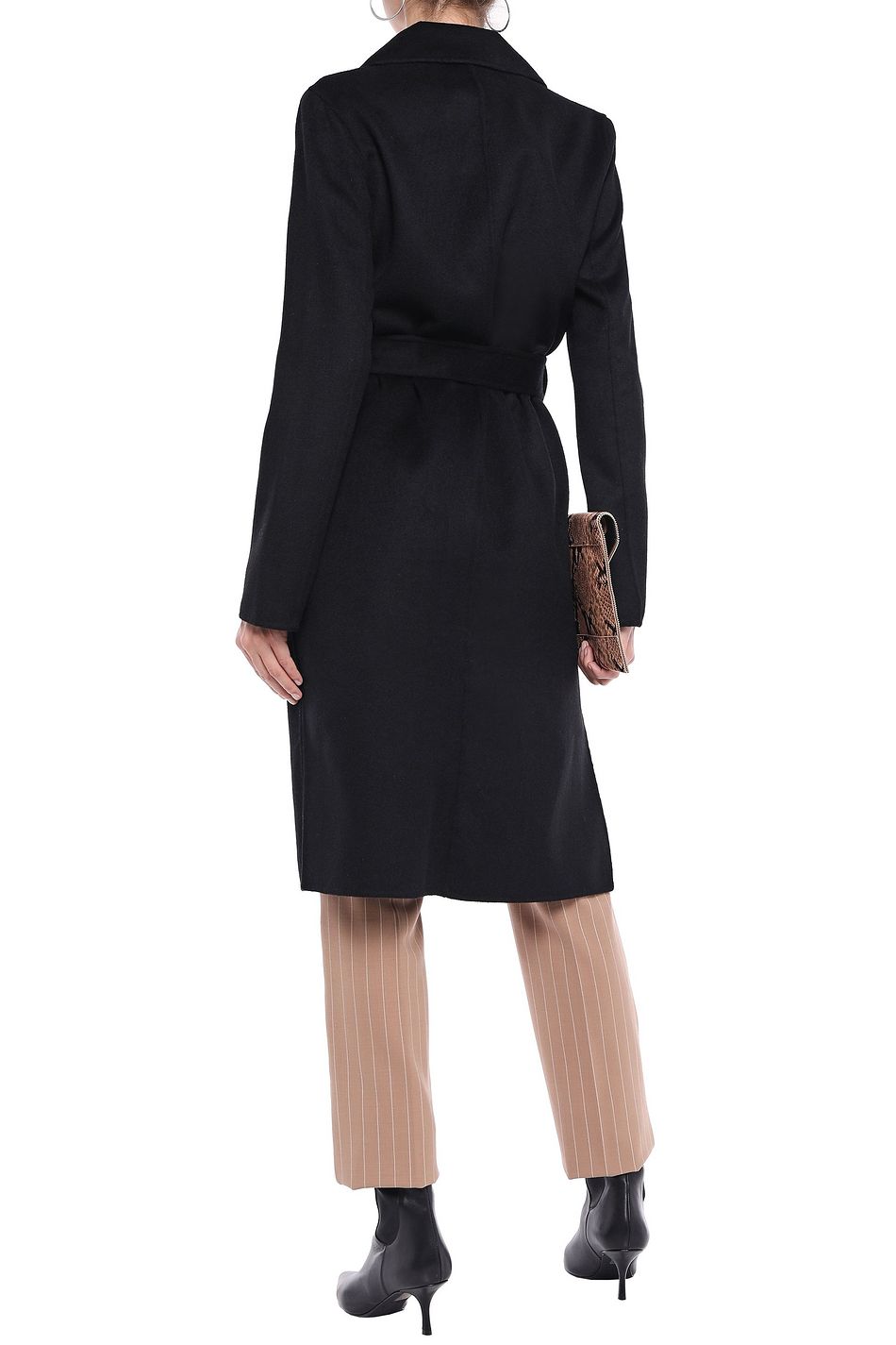 belted michael kors coat
