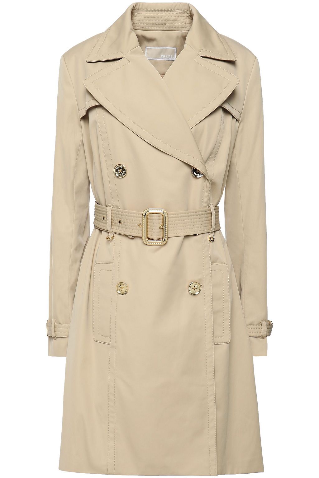 sateen trench coat michael kors
