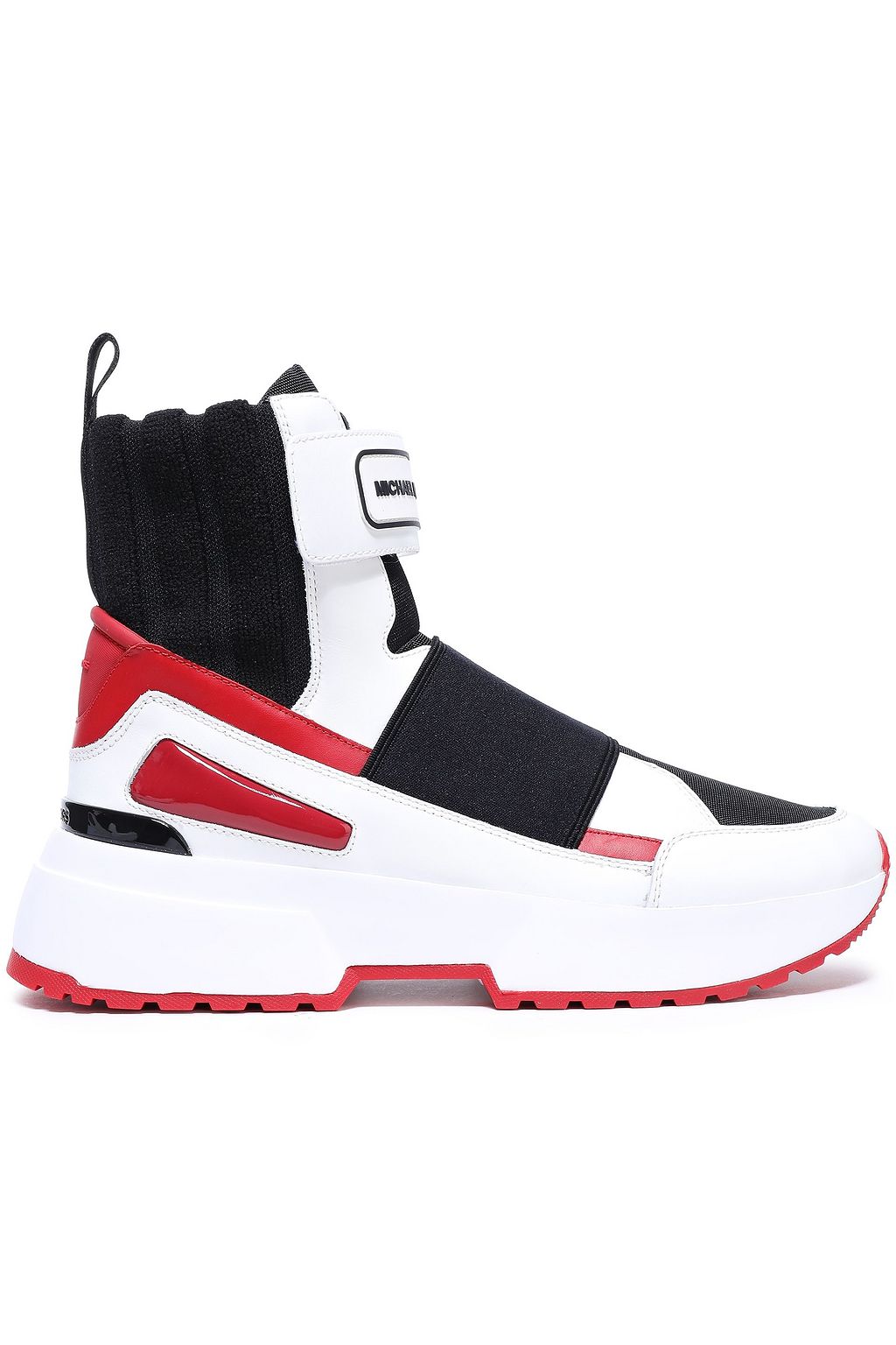 michael kors high top sneakers white