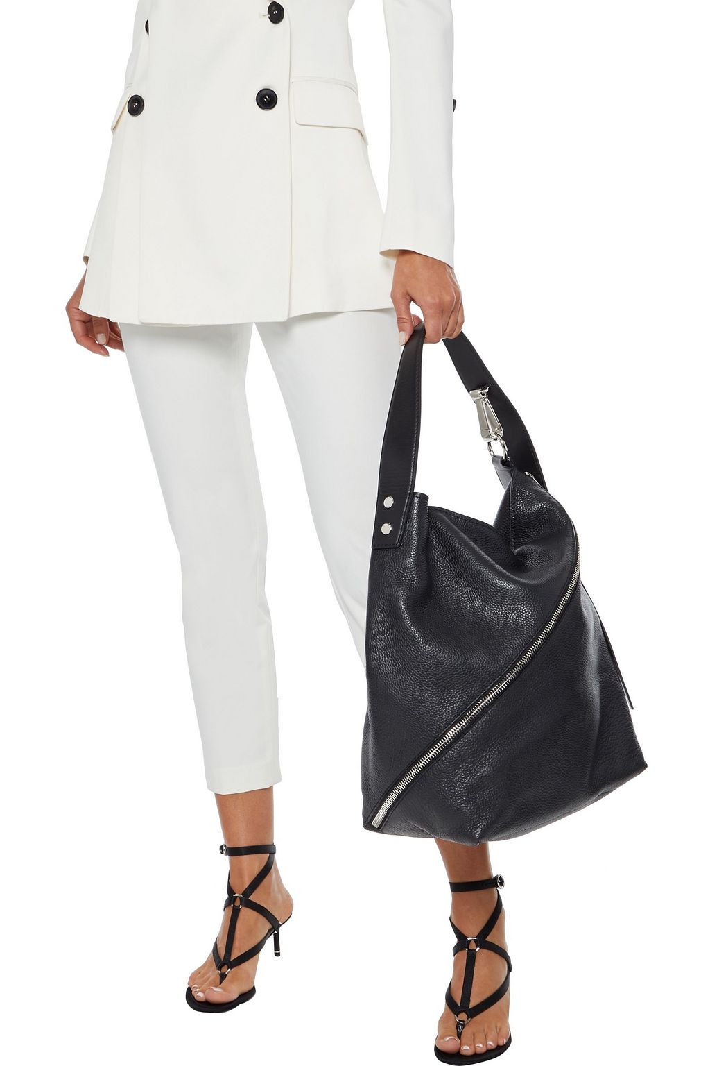 PROENZA SCHOULER Medium pebbled-leather shoulder bag