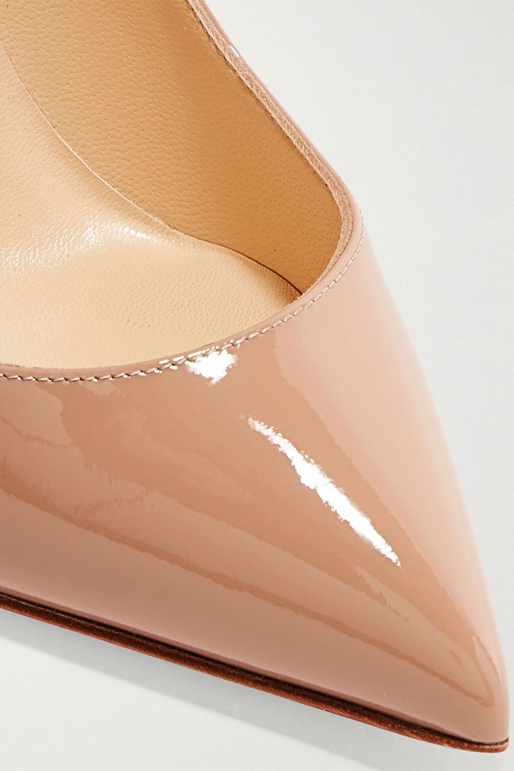 CHRISTIAN LOUBOUTIN Pigalle Follies 100 patent-leather pumps