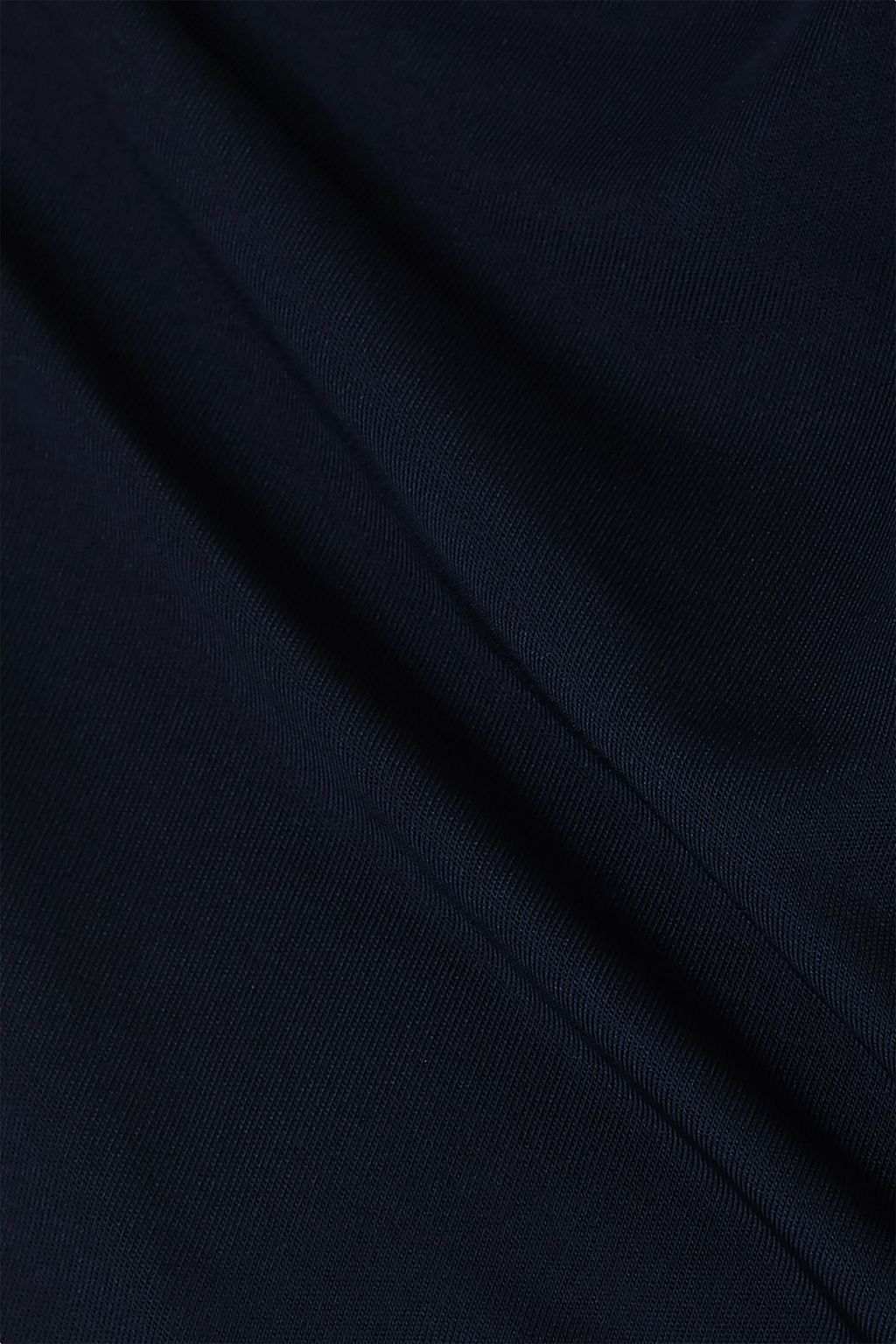 OSCAR DE LA RENTA Asymmetric draped jersey top
