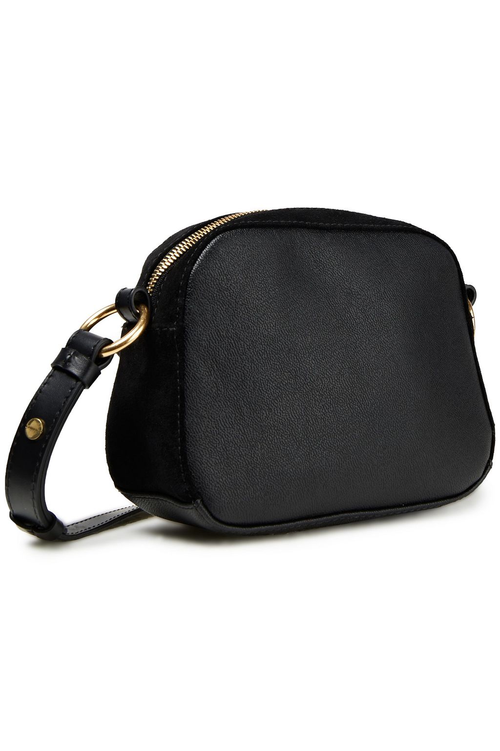 SEE BY CHLOÉ Tony suede and textured-leather shoulder bag