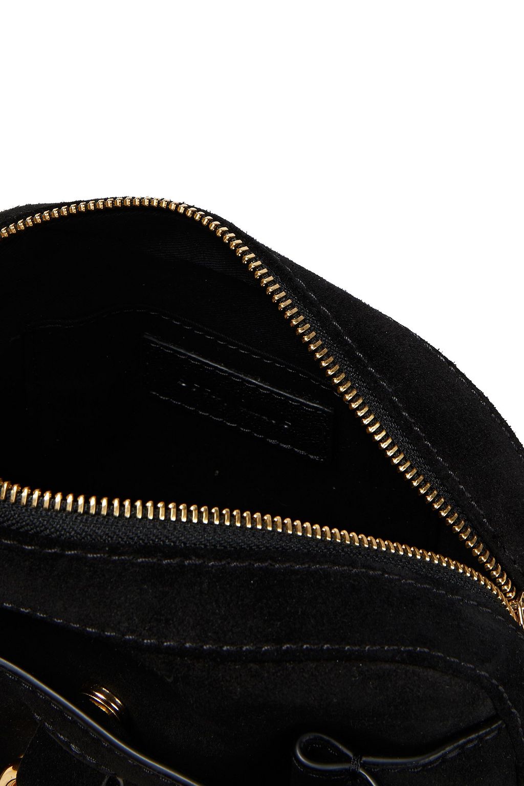 SEE BY CHLOÉ Tony suede and textured-leather shoulder bag