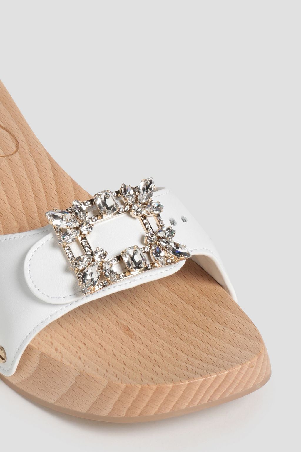 ROGER VIVIER حذاء ميول «فيف كلوجز» من الجلد مزين بزخارف