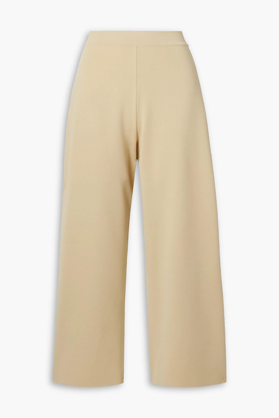 Stella Mccartney Stretch-knit Culottes In Pastel Yellow
