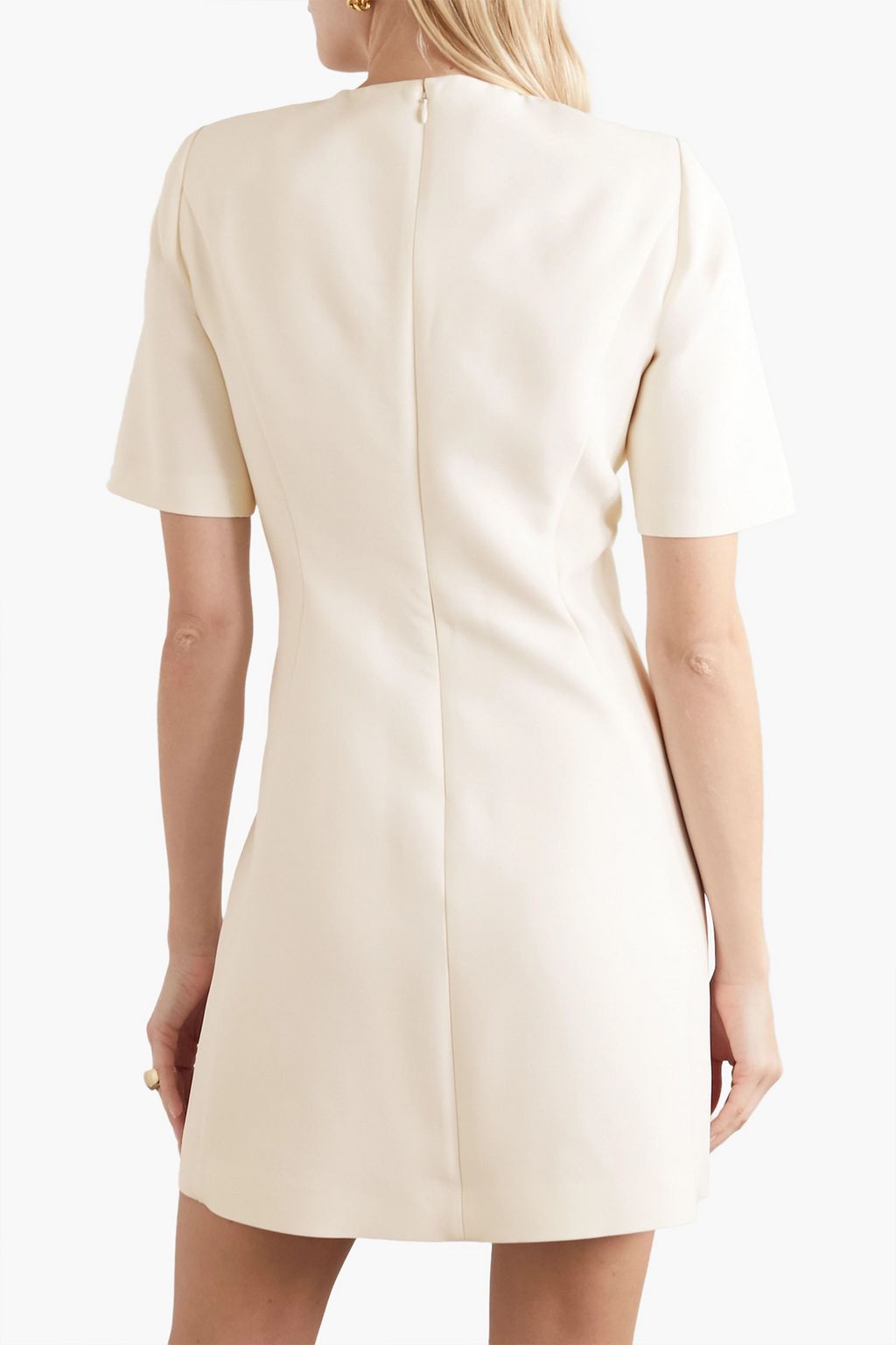 STELLA MCCARTNEY Wool-blend crepe mini dress