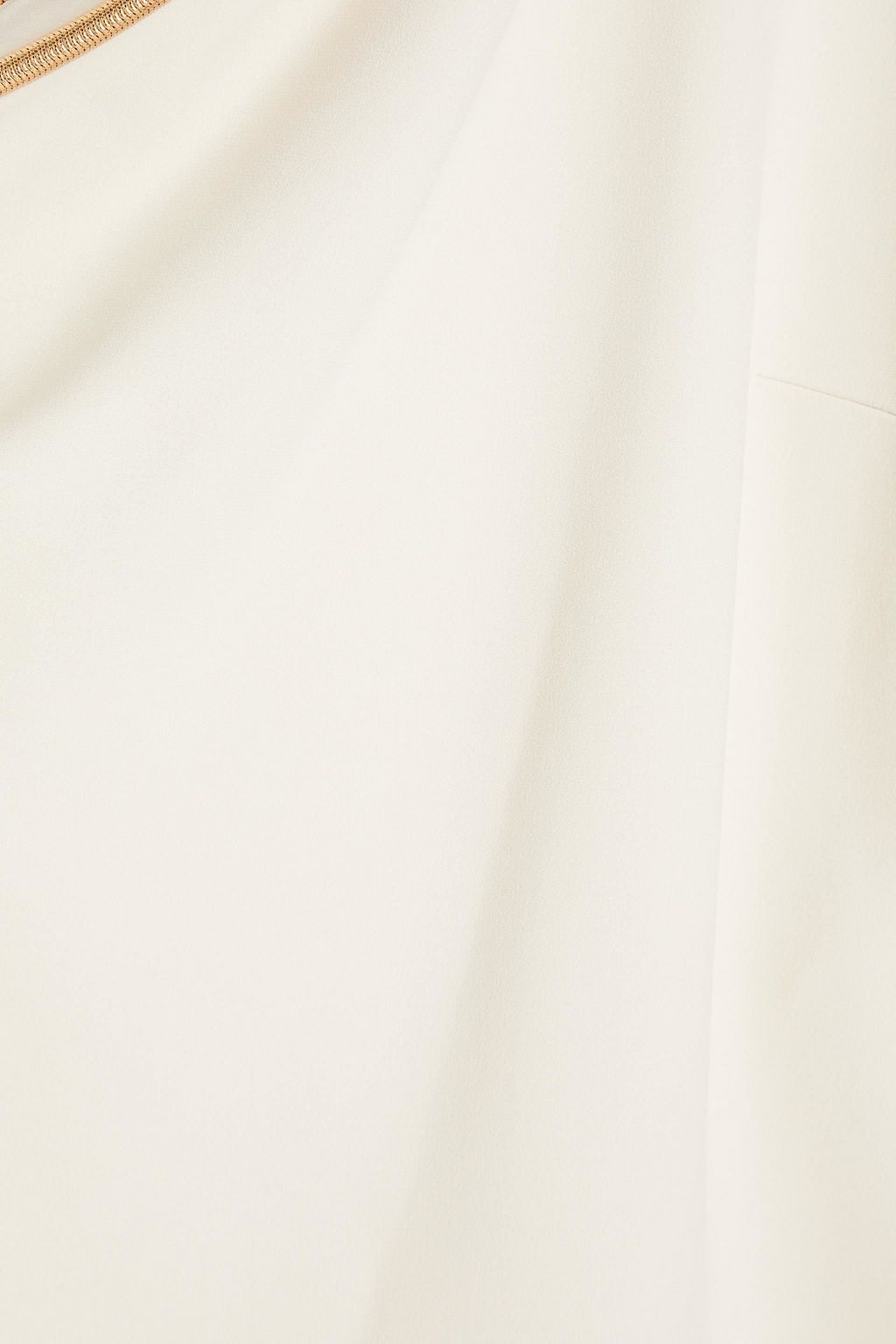 STELLA MCCARTNEY Dianna one-shoulder embellished crepe mini dress