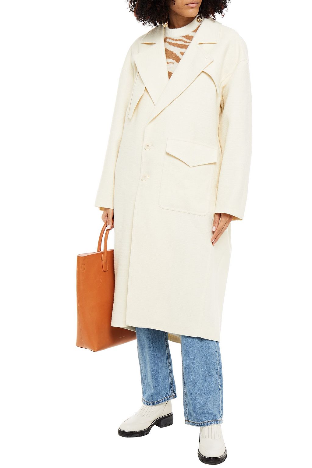 TIBI Woven coat
