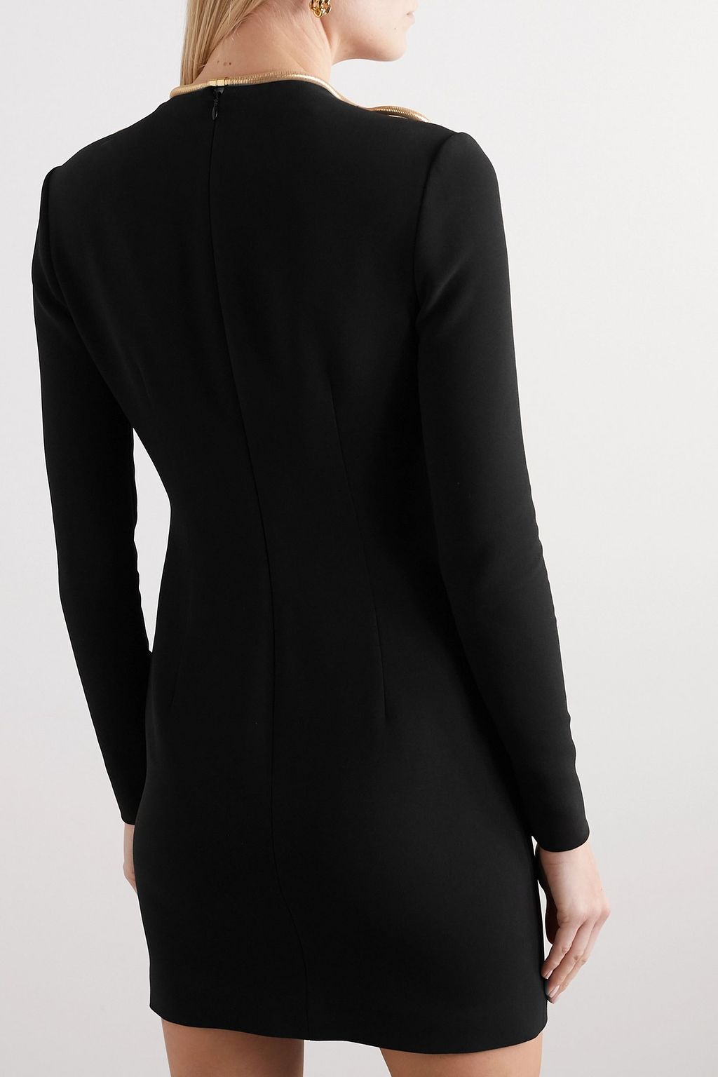 STELLA MCCARTNEY Isabela embellished cady and tulle mini dress