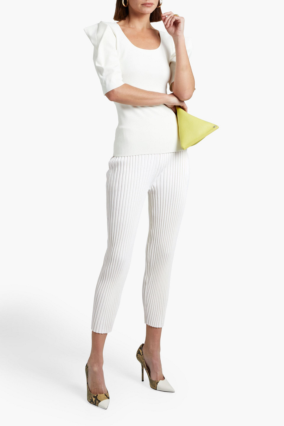 Stella Mccartney Crepe Top In White