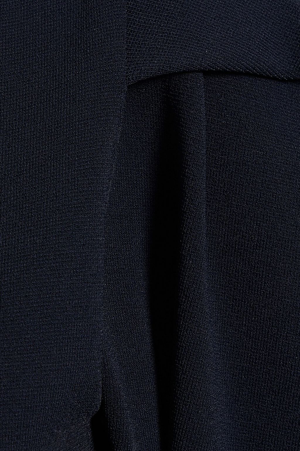 STELLA MCCARTNEY Pleated stretch-knit mini dress