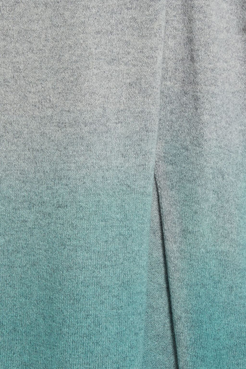 STELLA MCCARTNEY Dégradé cashmere and wool-blend sweater
