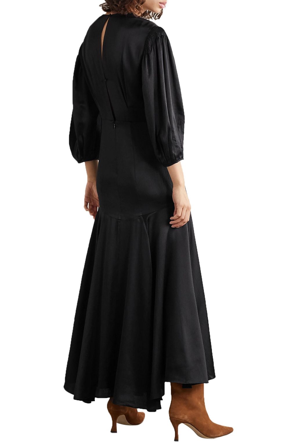 TOVE Sabine silk-crepon midi dress