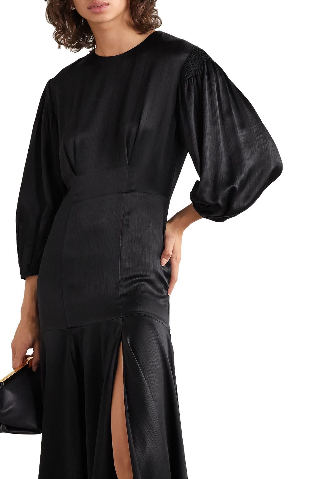 TOVE Sabine silk-crepon midi dress