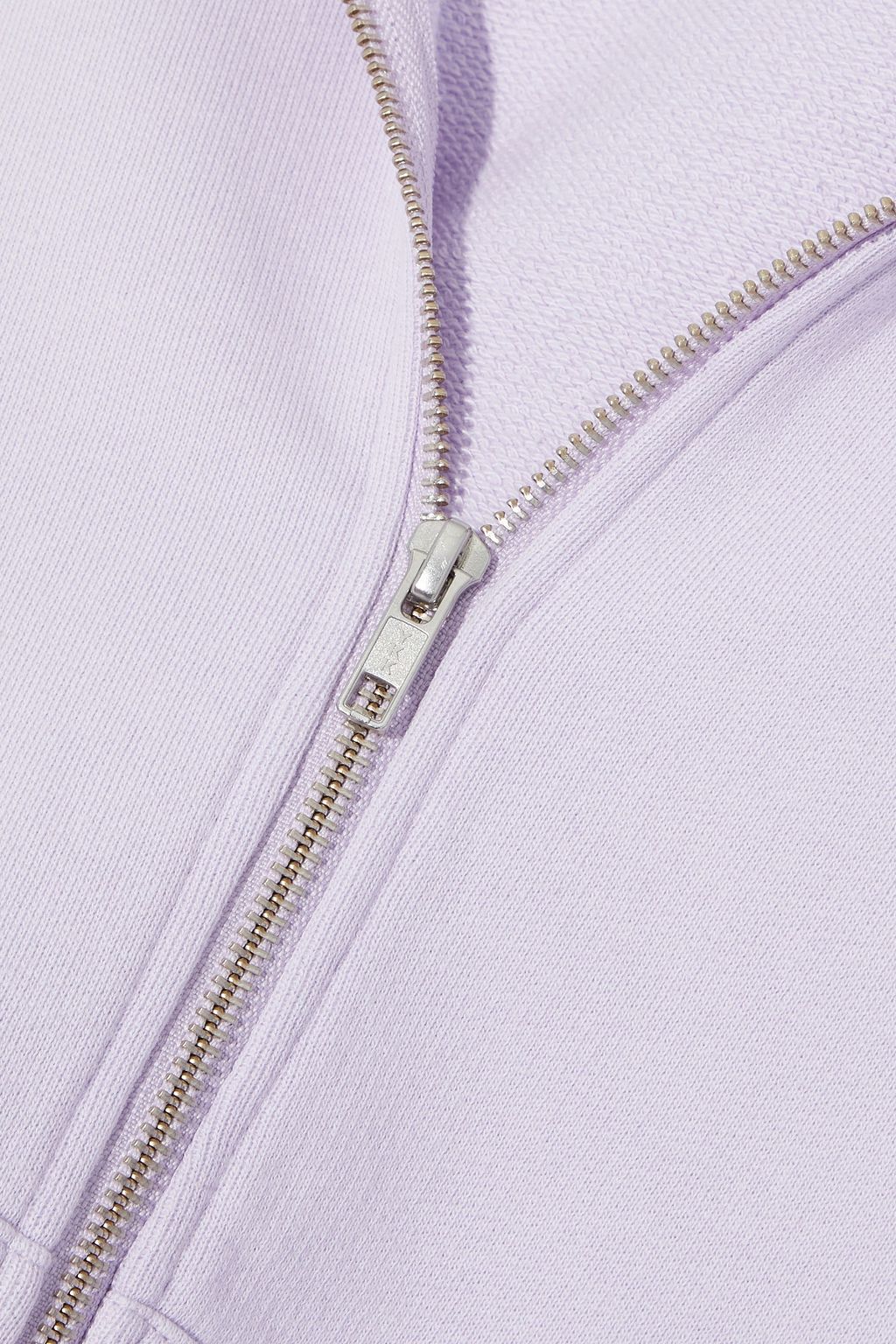 CURRENT/ELLIOTT The Bailer faded French cotton-terry hoodie