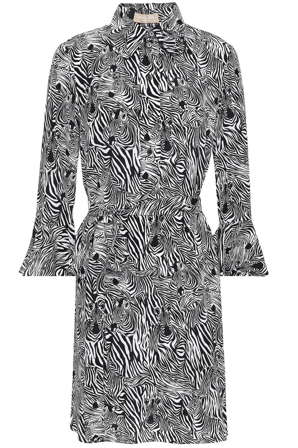 michael kors black shirt dress