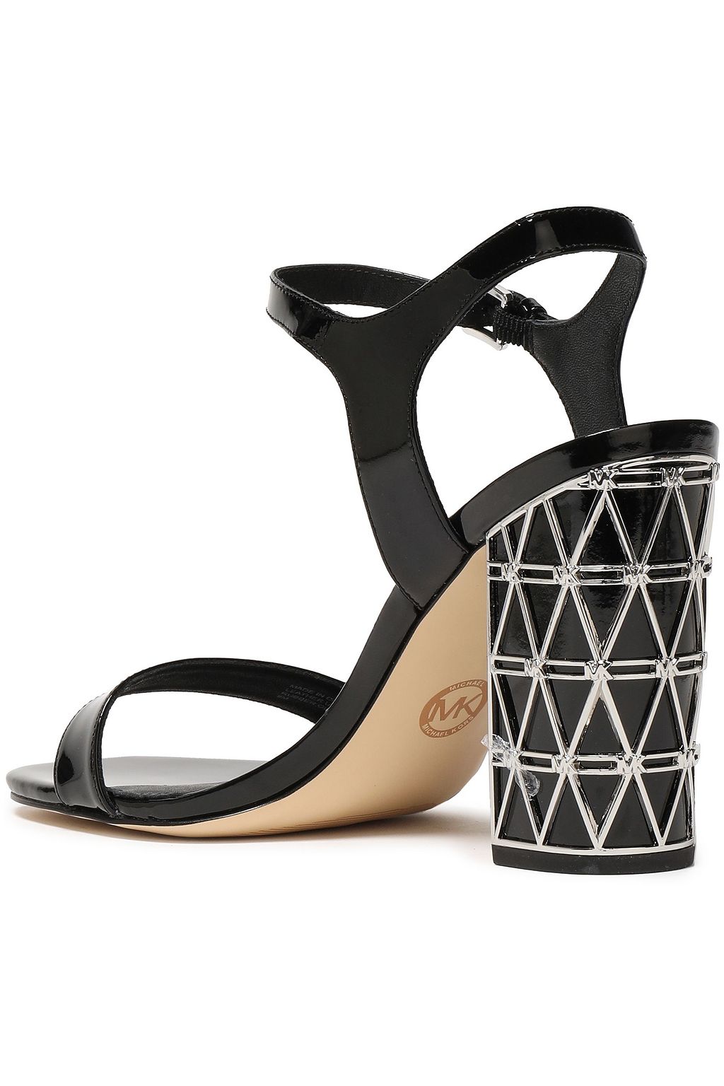 MICHAEL MICHAEL KORS Beekman embellished patent-leather sandals