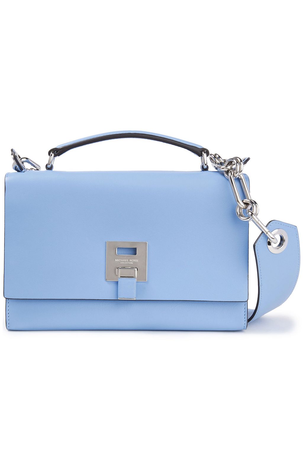 light blue michael kors purse
