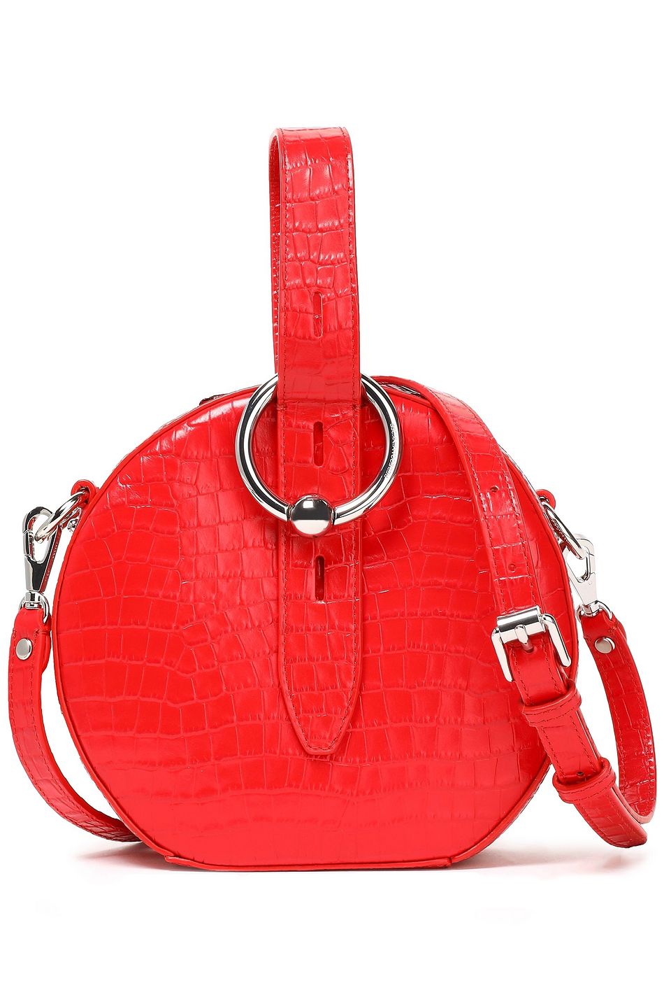 red croc bag