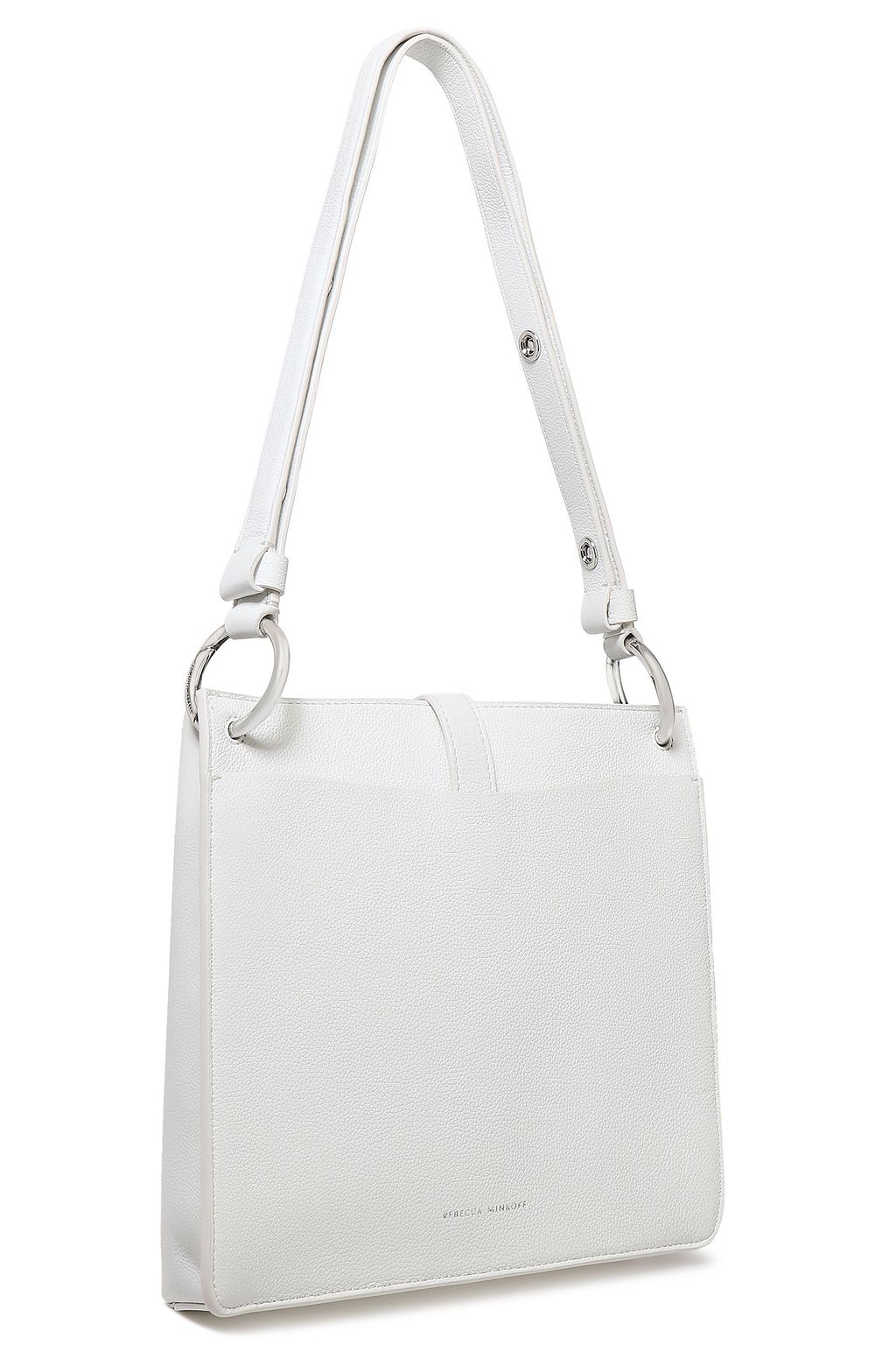 REBECCA MINKOFF Megan small textured-leather shoulder bag