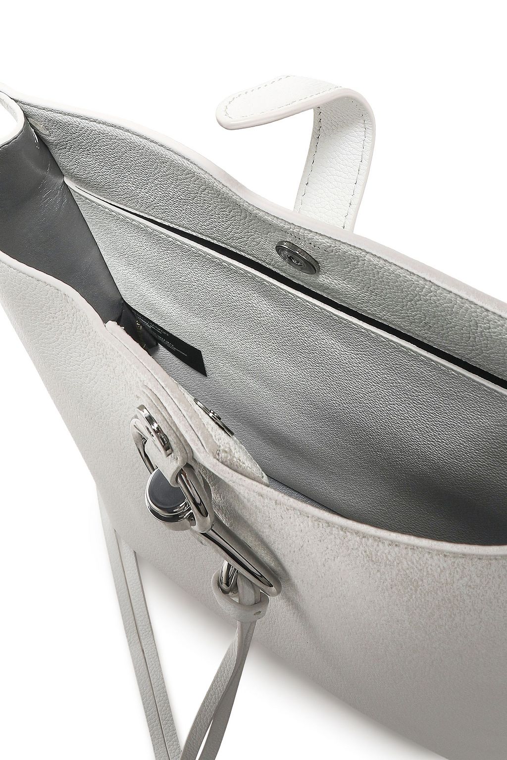 REBECCA MINKOFF Megan small textured-leather shoulder bag