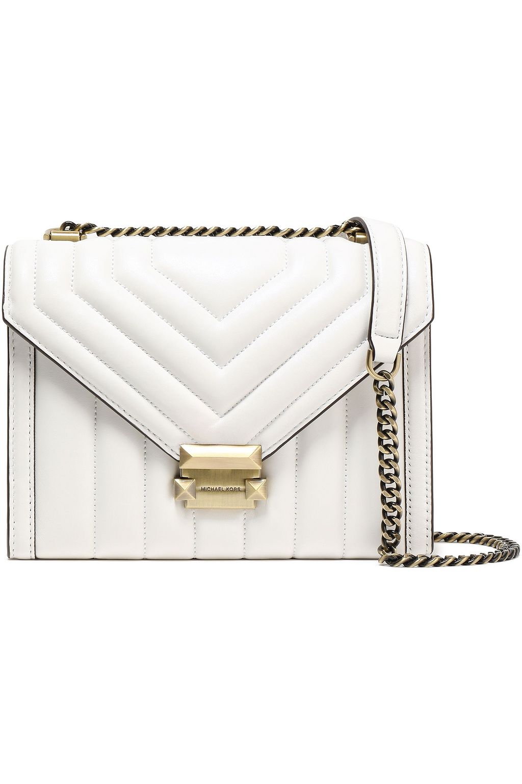 michael michael kors whitney quilted leather shoulder bag